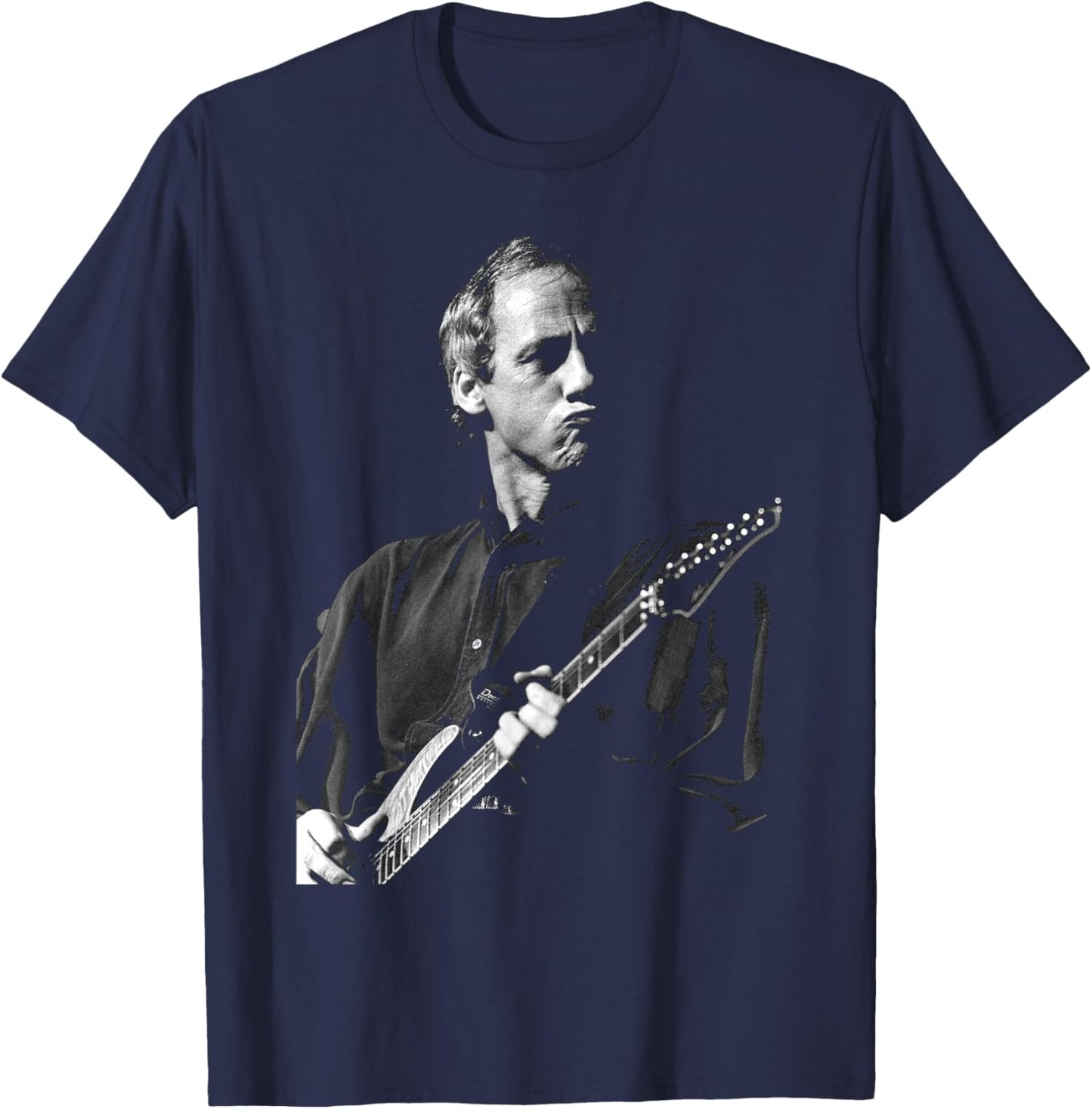 Mark Knopfler Supporting Concert at Dire Straits Joanne Gillespie T-Shirt - T-Shirt | Navy