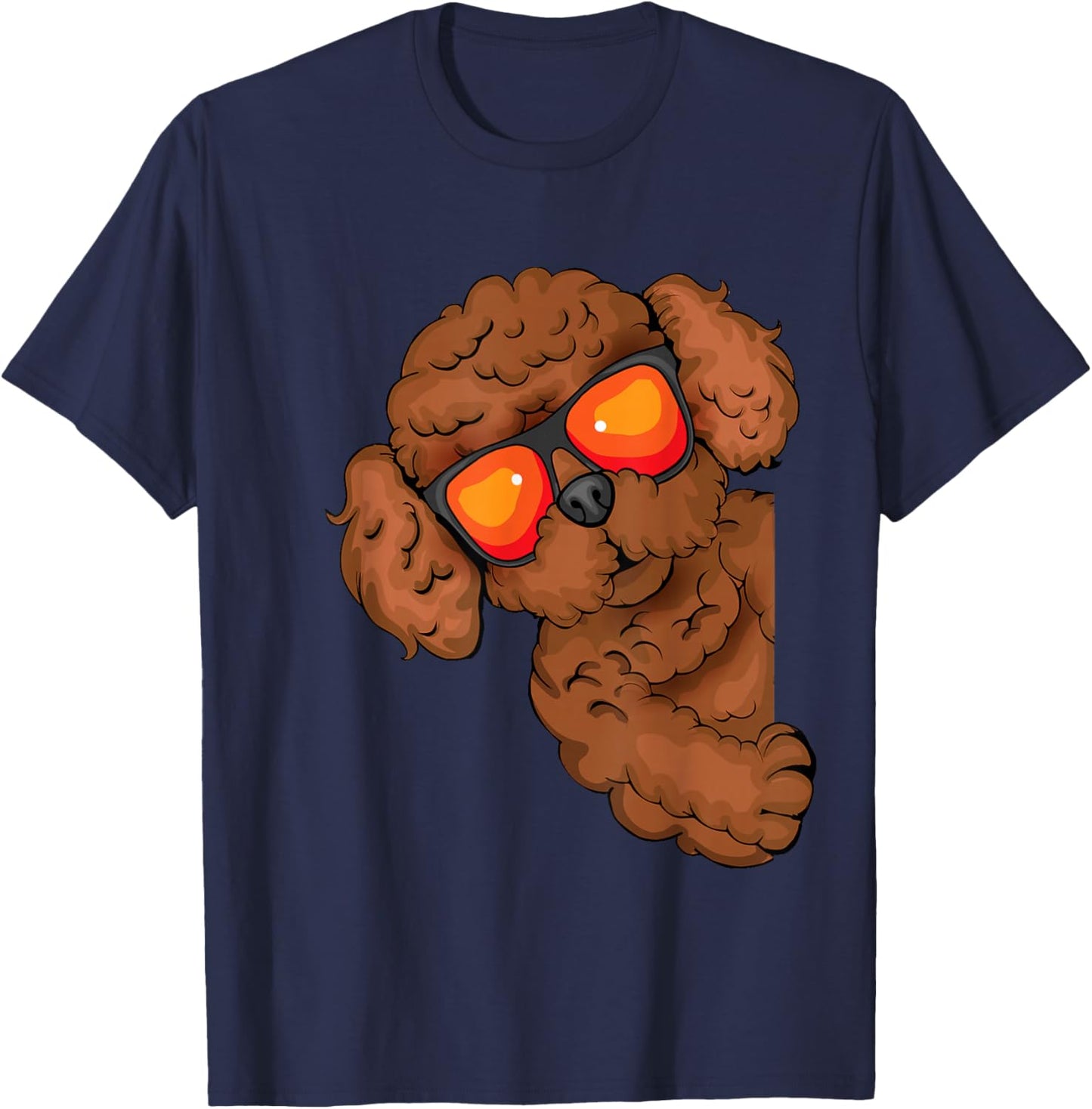 Poodle Dog Lover Women Dow Owner Goldendoodle T-Shirt - T-Shirt | Navy