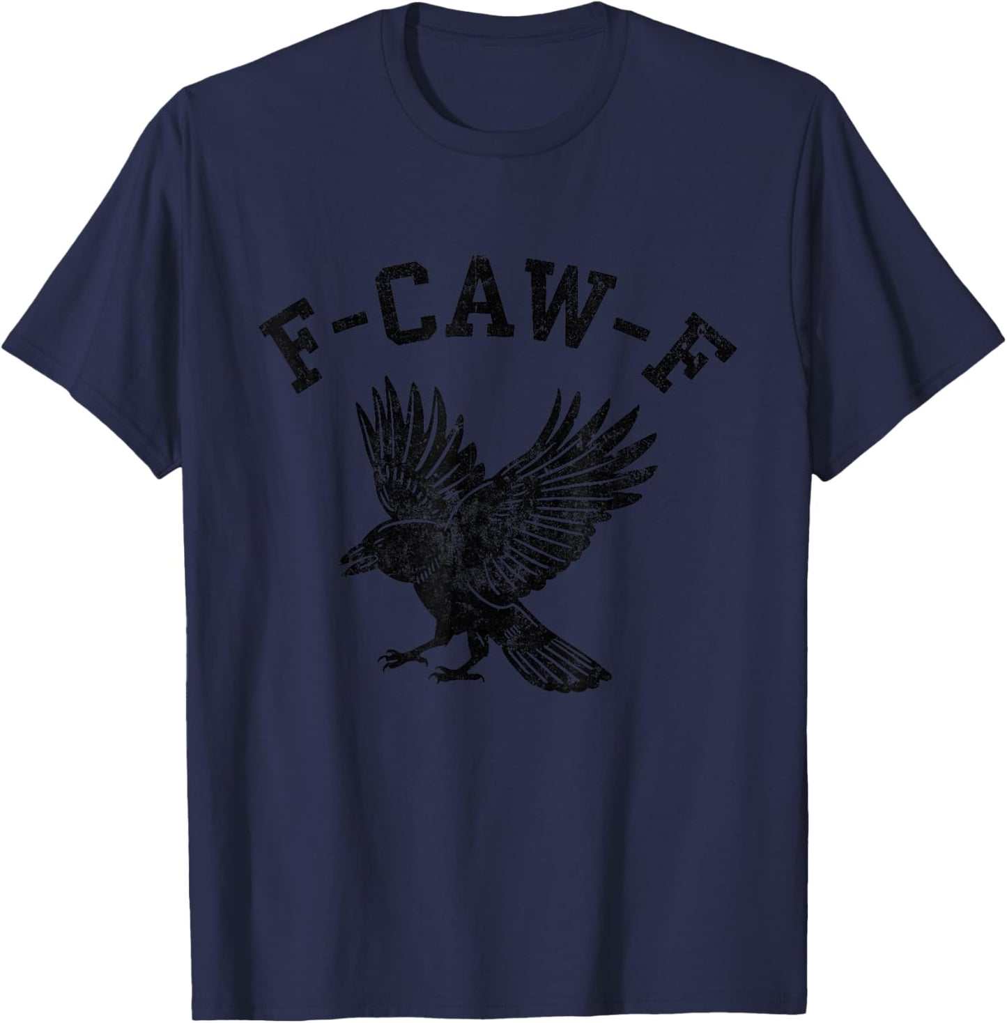Funny F CAW F Crow T-Shirt - T-Shirt | Navy