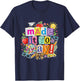 Teacher Made It to May End of School Year Appreciation Gift T-Shirt - T-Shirt | Navy