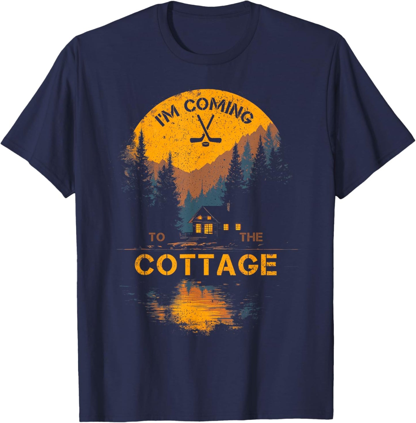 I'm Coming to The Cottage T-Shirt - T-Shirt | Navy