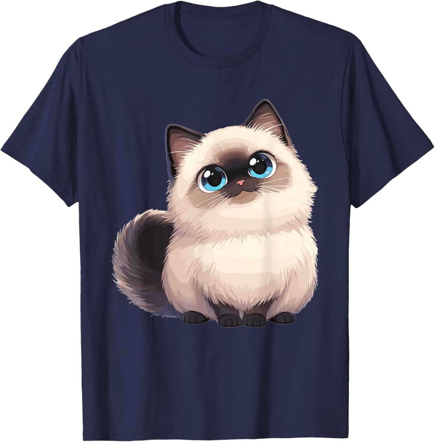 Himalayan Cats Himalayan Cat T-Shirt - T-Shirt | Navy