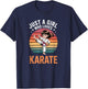 Girls Karate T-Shirt - T-Shirt | Navy