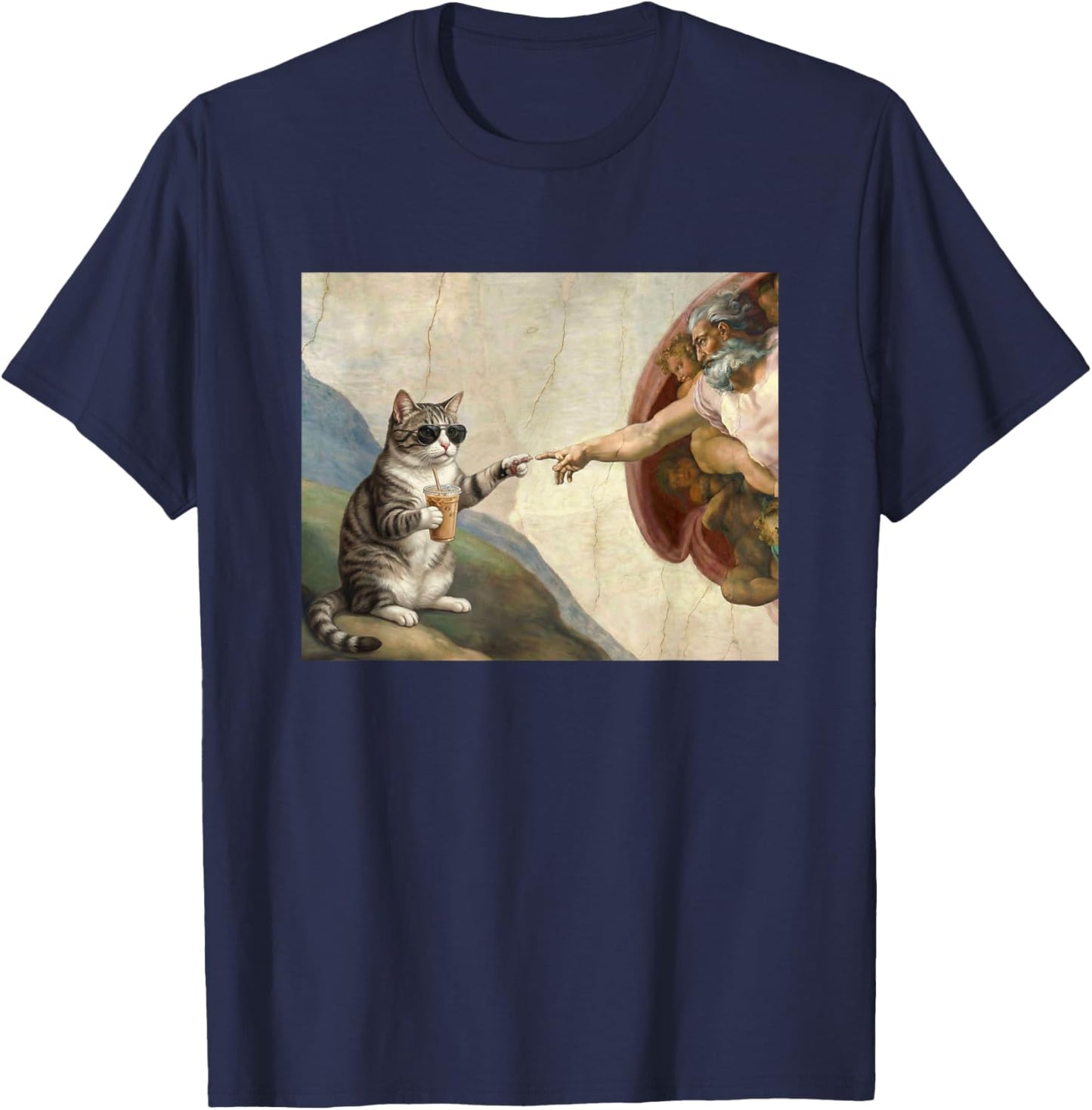 Tabby Cats Funny Tabby Cat T-Shirt - T-Shirt | Navy