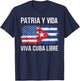 Half Cuban Half American Country USA Flag Cuba America T-Shirt - T-Shirt | Navy