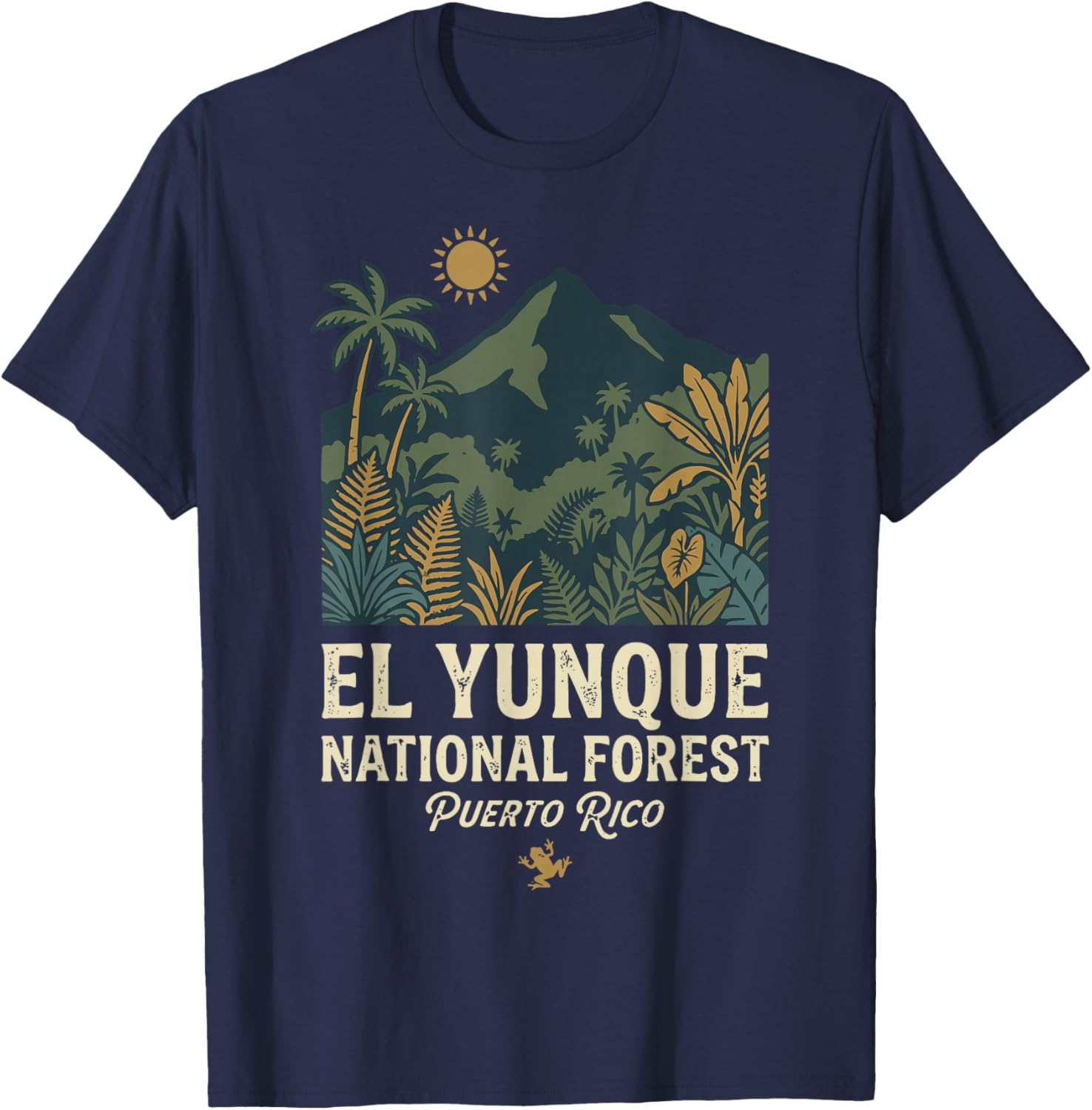 El Yunque National Forest Puerto Rico T-Shirt - T-Shirt | Navy