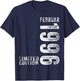 February 1996 Man Woman 30th Birthday Limited Edition T-Shirt - T-Shirt | Navy