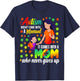 Autism Doesn't Come with a Manual It Comes with a Mom T-Shirt - T-Shirt | Navy