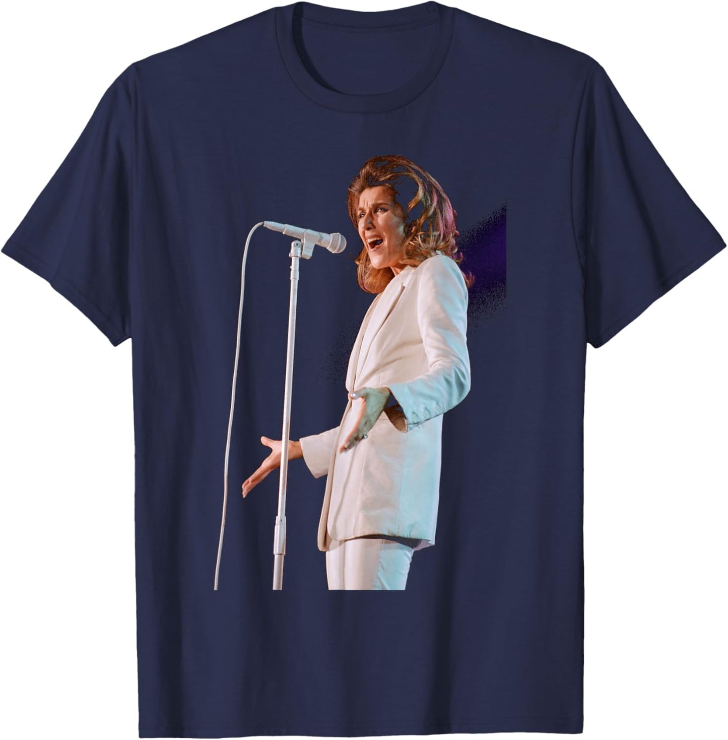 Celine Dion Falling Into You World Tour Live 1996 T-Shirt - T-Shirt | Navy