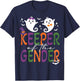 Keeper of The Gender Reveal Halloween Pregnancy Announcement T-Shirt - T-Shirt | Navy