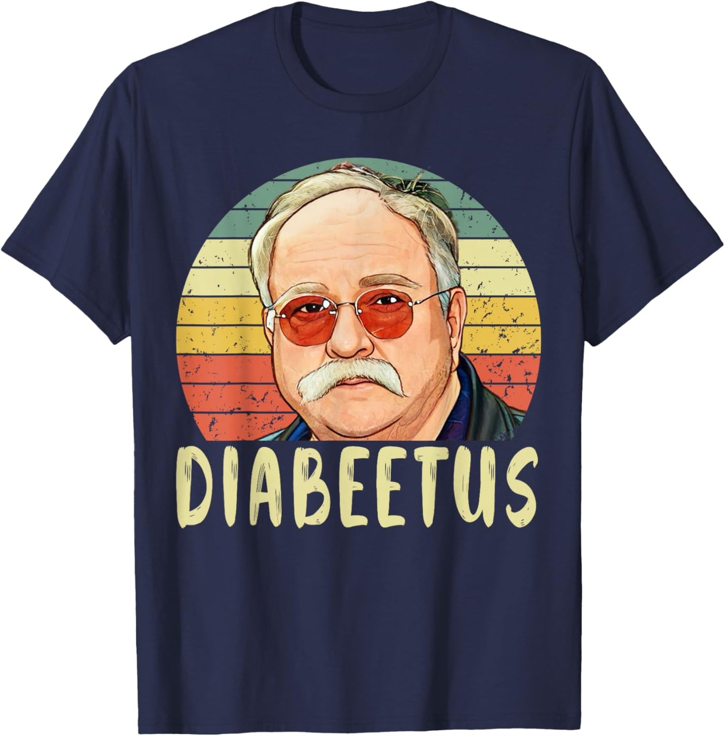 Funny Diabetic Diabetes Type 1 2 Awareness Pancreas Humor T-Shirt - T-Shirt | Navy