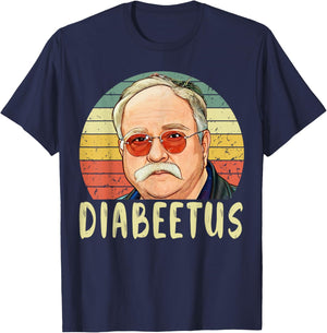 Funny Diabetic Diabetes Type 1 2 Awareness Pancreas Humor T-Shirt - T-Shirt | Navy