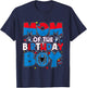 Mom of The Birthday Boy Funny Spiders Birthday Family Party T-Shirt - T-Shirt | Navy