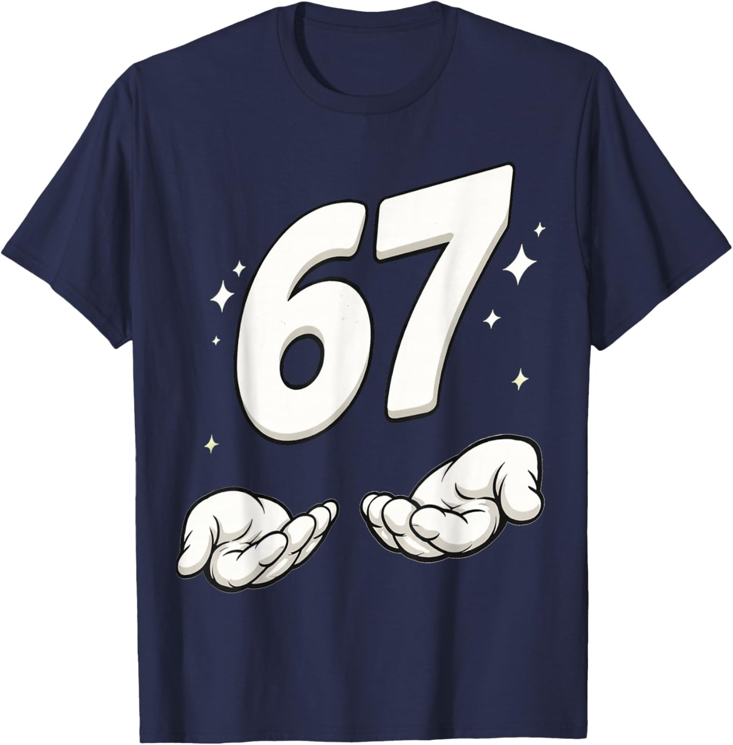 67 Design Shirt – Funny Number 67 and Children's T-Shirt - T-Shirt | Navy