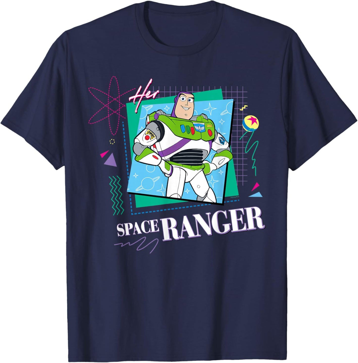 Disney & Pixar’s Toy Story Couples Matching Her Space Ranger T-Shirt - T-Shirt | Navy