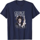 George Michael Retro Icon , Small, Black T-Shirt - T-Shirt | Navy
