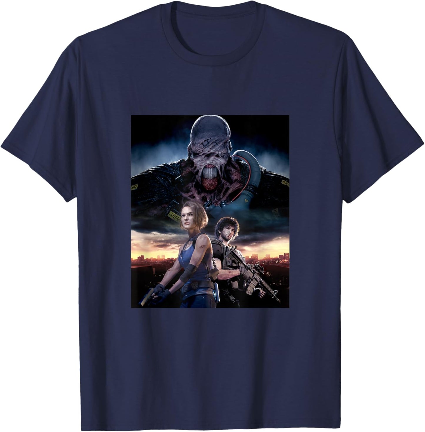 Resident Evil 3 Main Art FP T-Shirt - T-Shirt | Navy