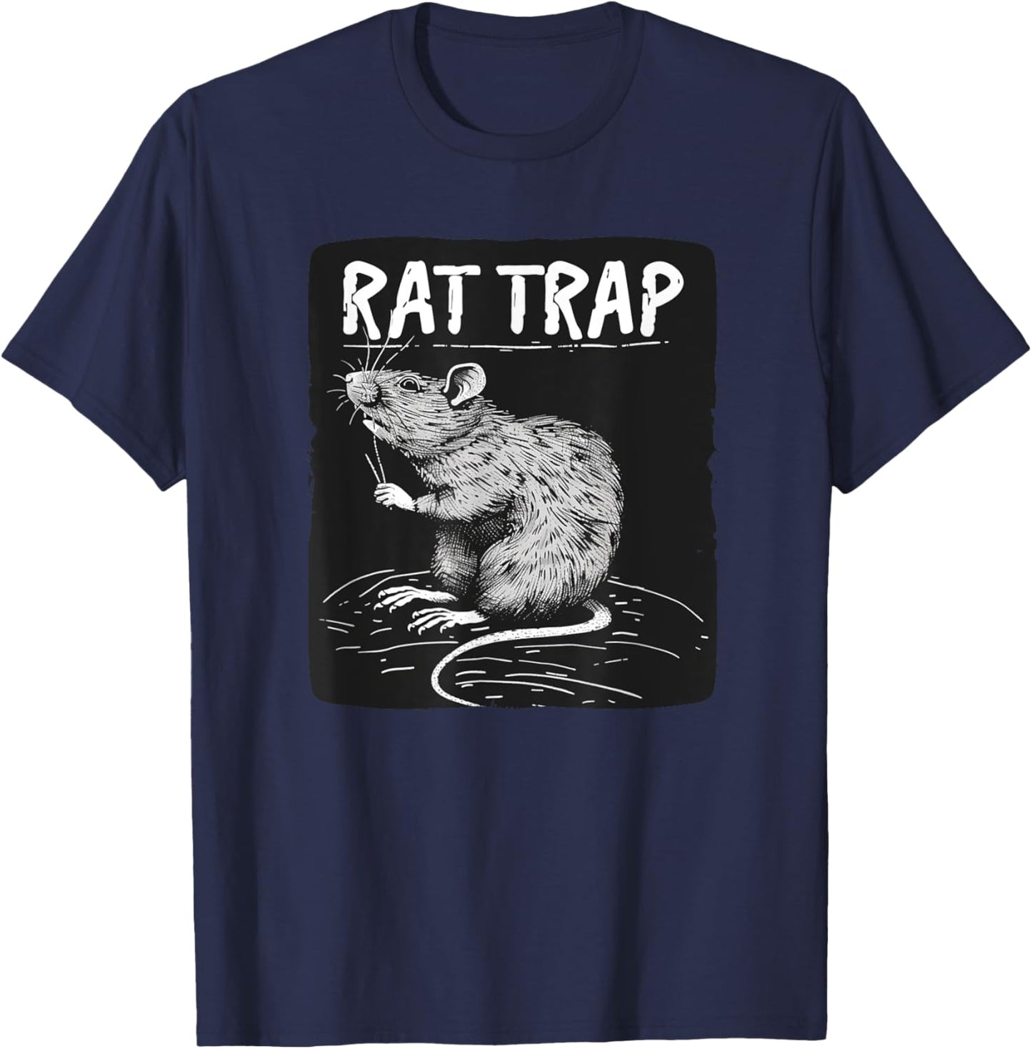 Awesome Rodent Trap Costume for Rat Trap Saying Lovers T-Shirt - T-Shirt | Navy