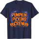 Spooky Pumpkin Picking Crew Matching Family Autumn T-Shirt - T-Shirt | Navy