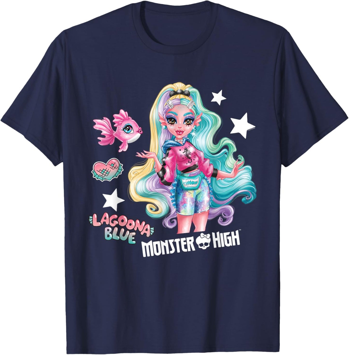 Monster High - Lagoona Blue T-Shirt - T-Shirt | Navy