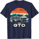 1964 64 GTO Classic Car Old School Muscle Vintage Car T-Shirt - T-Shirt | Navy