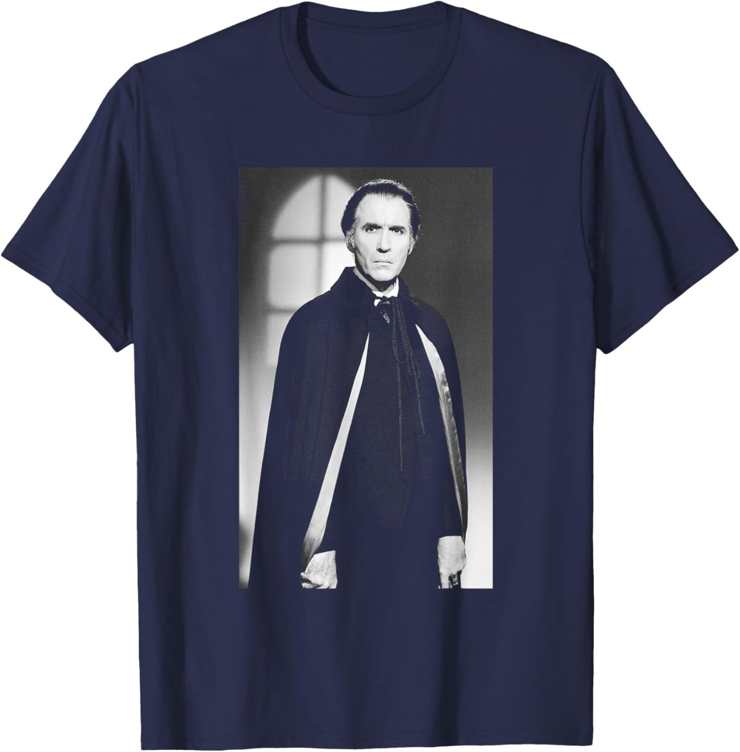 Christopher Lee Dracula A.D. 1972 Actor 1971 T-Shirt - T-Shirt | Navy