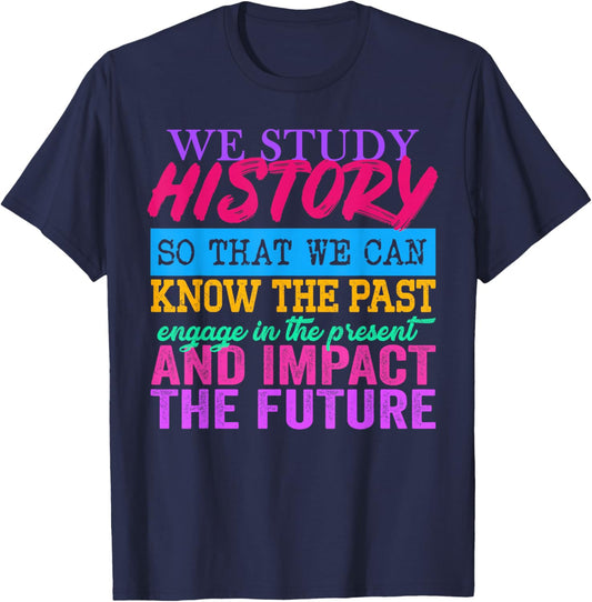 Social Studies History Teacher and Back to School T-Shirt - T-Shirt | Navy
