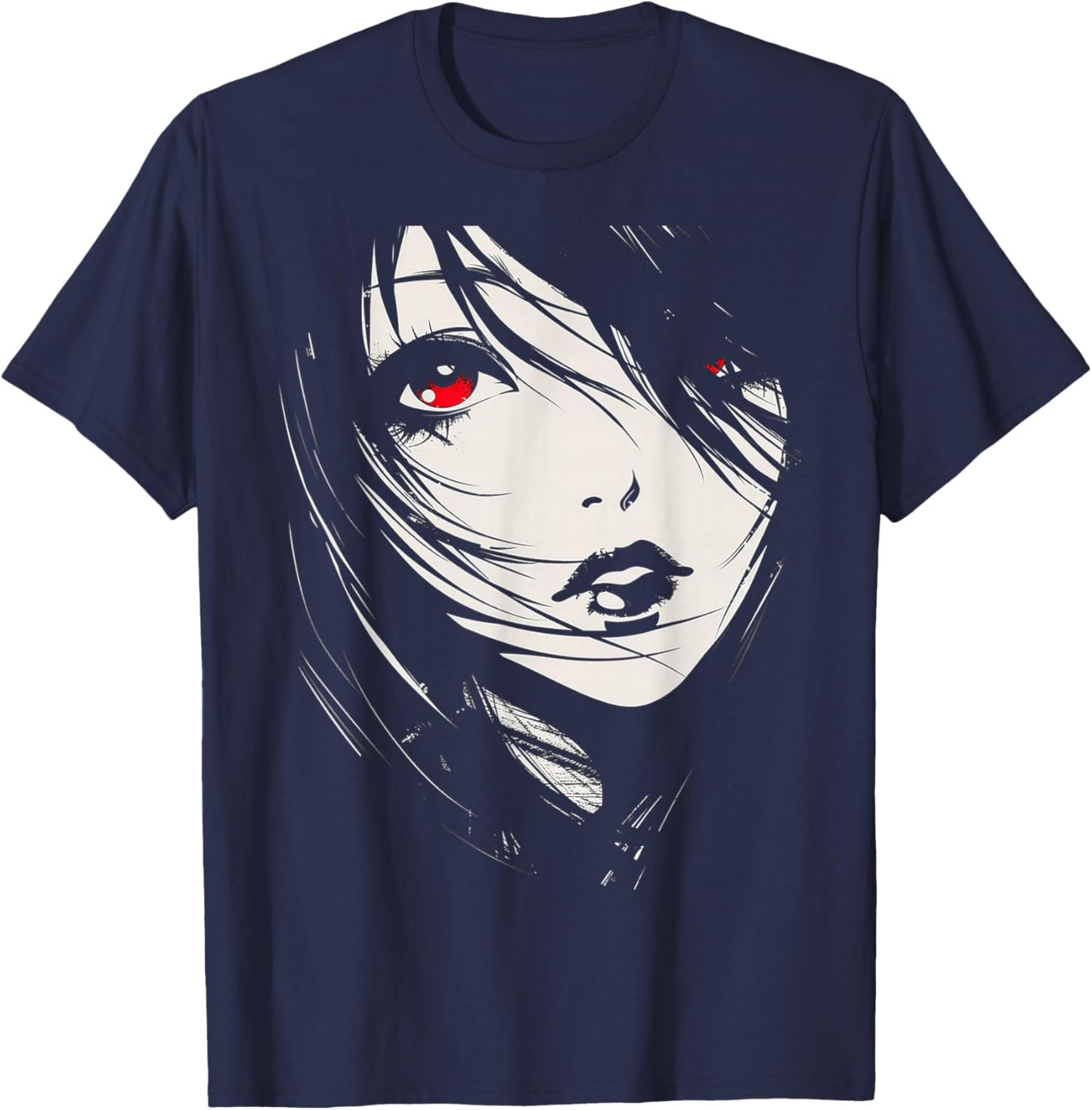 Anime Manga Graphic Artwork Anime T-Shirt - T-Shirt | Navy
