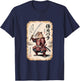 Drôle Capybara Samurai Warrior Japonais T-Shirt - T-Shirt | Navy