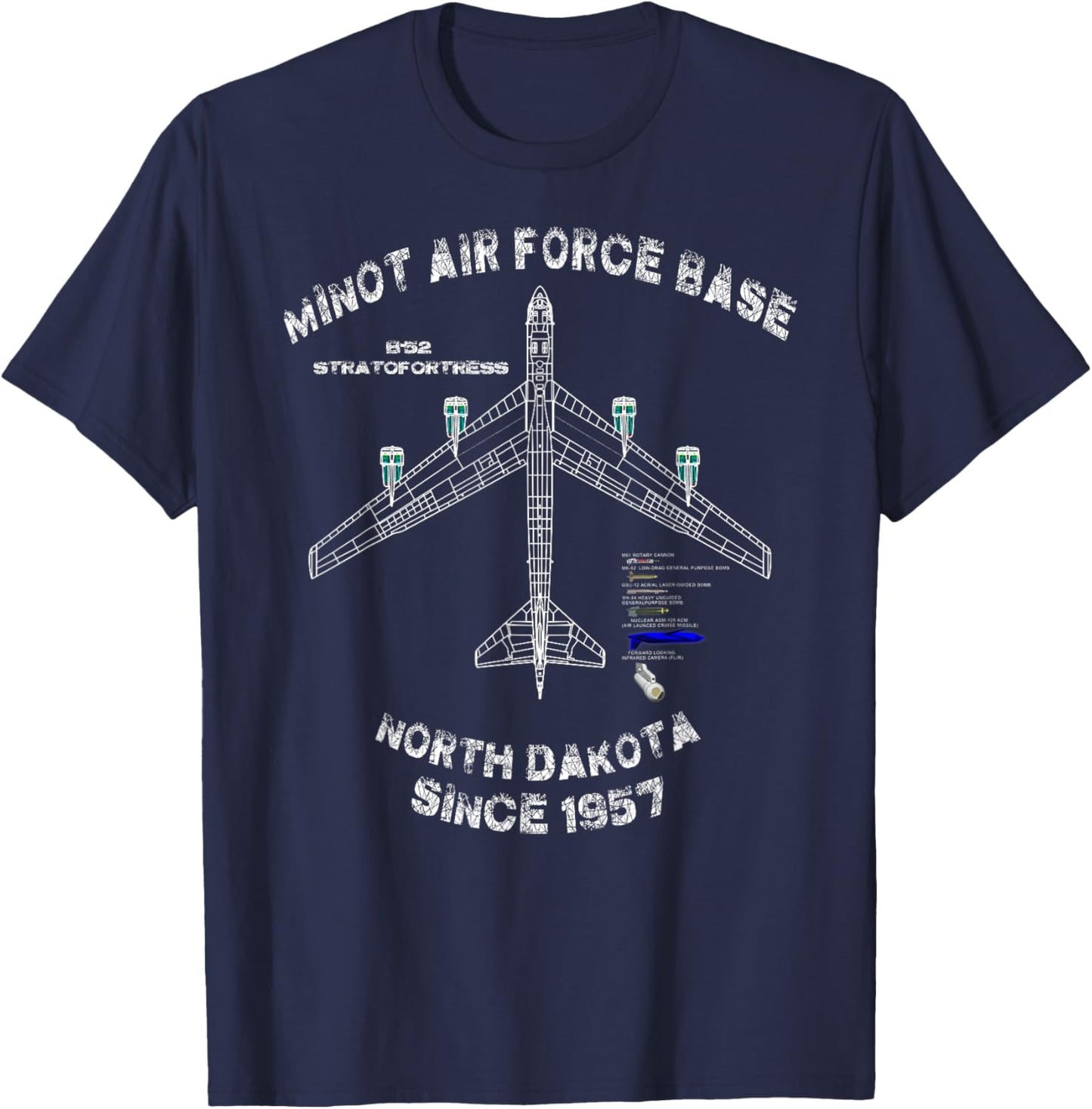 Minot AFB T-Shirt - T-Shirt | Navy