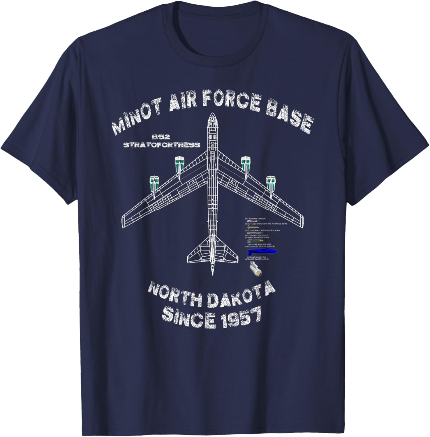 Minot AFB T-Shirt - T-Shirt | Navy