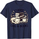 Funny Cute Coffee Dog Books Lover Gift Women Men Kids T-Shirt - T-Shirt | Navy