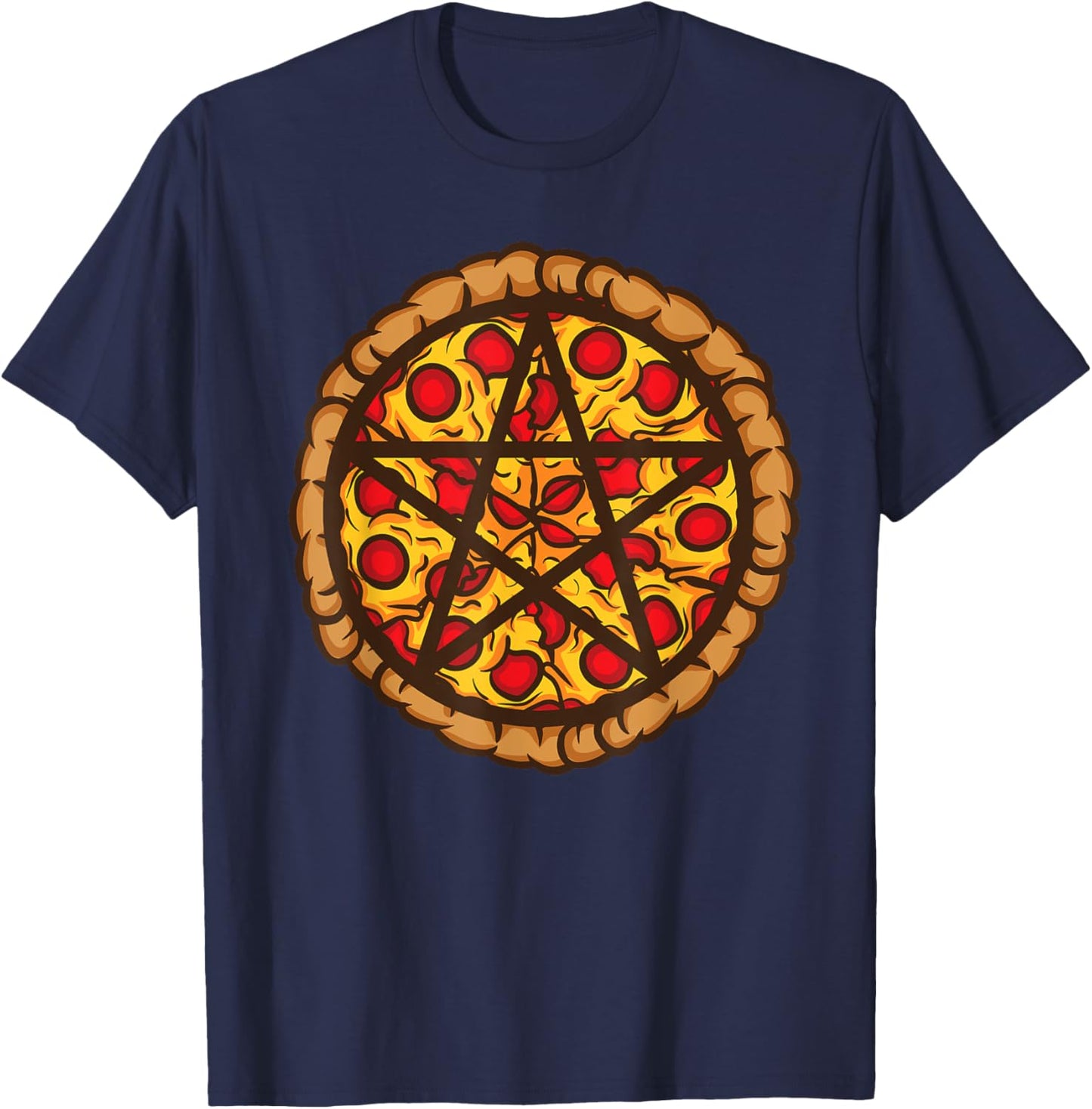 Pizza Design Women Italian Restaurant Pizza Lover T-Shirt - T-Shirt | Navy