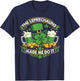 The Leprechauns Made Me Do It St Patrick's Day Men Women T-Shirt - T-Shirt | Navy