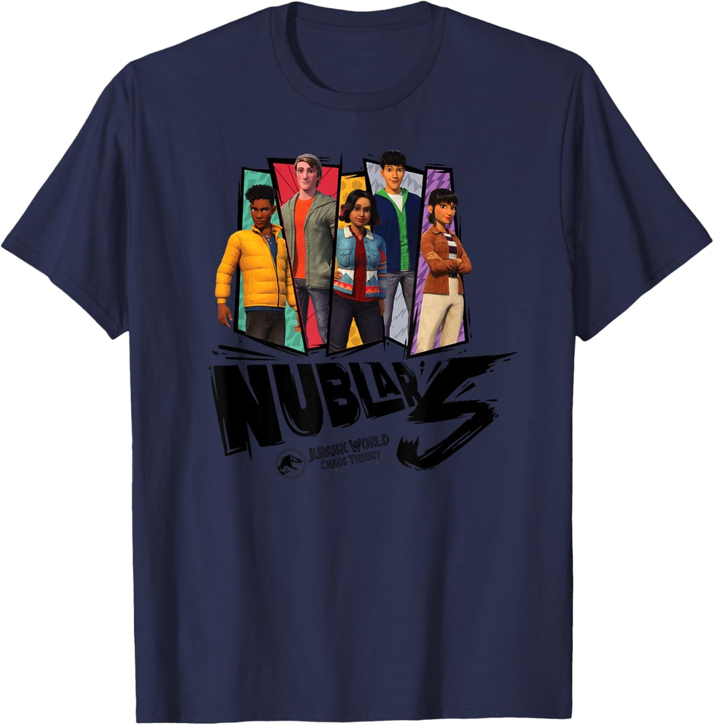 Jurassic World: Chaos Theory Nublar 5 T-Shirt - T-Shirt | Navy