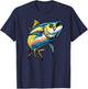 Yellowfin Tuna Design T-Shirt - T-Shirt | Navy
