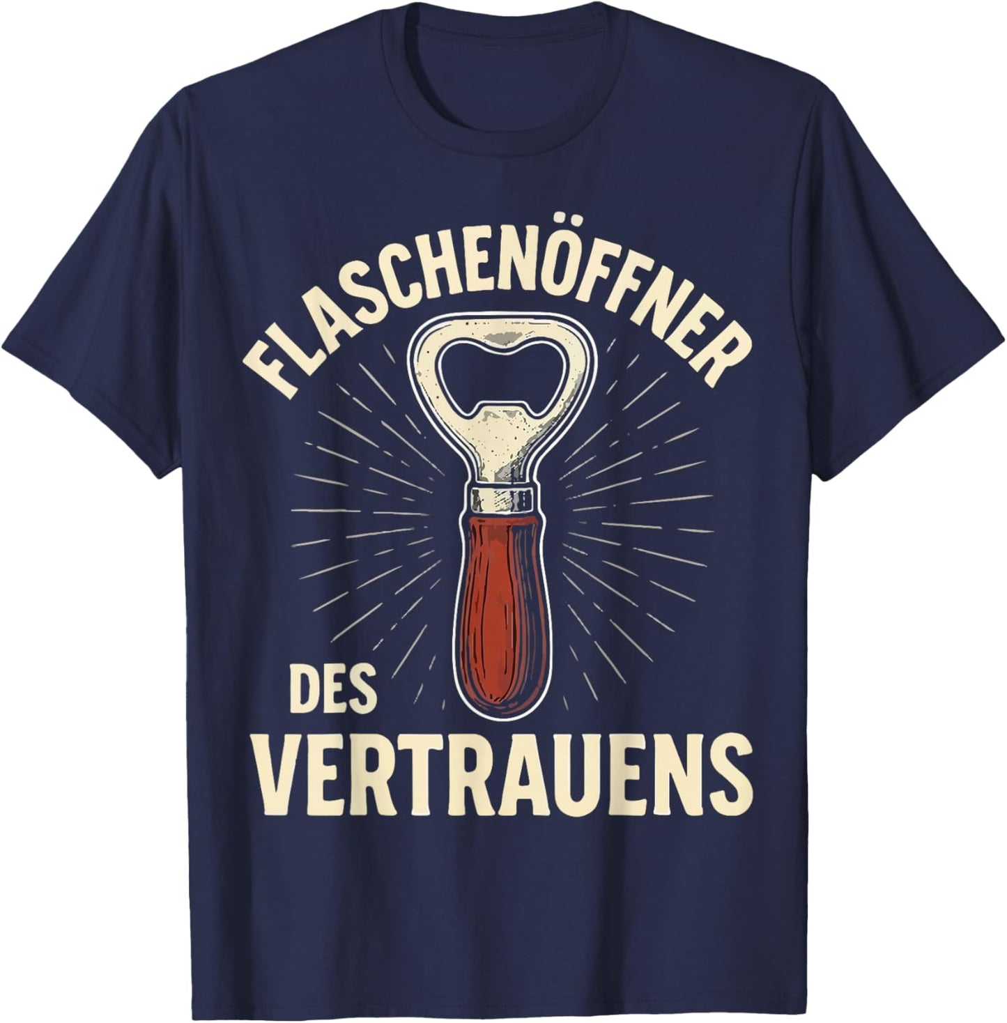 Bottle Opener of Confidence Costume Carnival Party Fancy Dress T-Shirt - T-Shirt | Navy