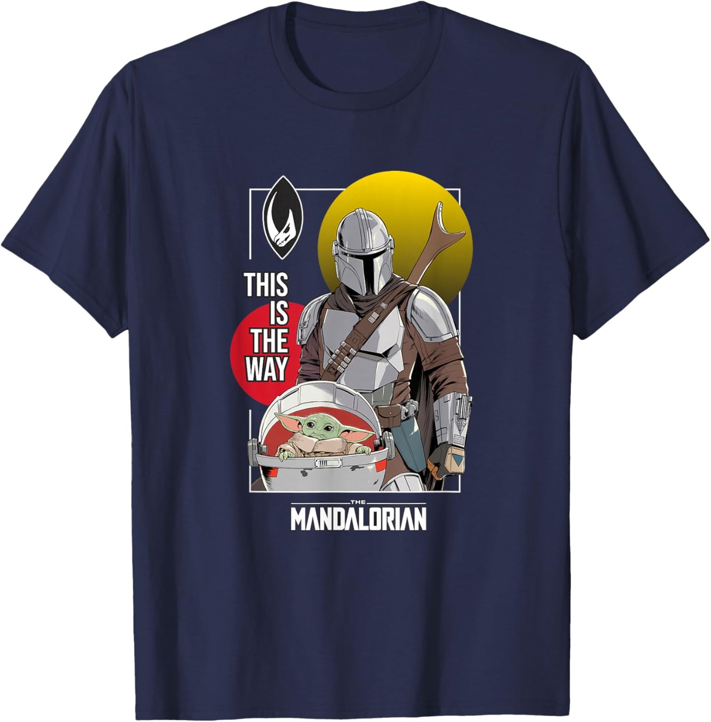 Star Wars The Mandalorian Grogu This Is The Way T-Shirt - T-Shirt | Navy