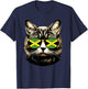 Jamaican Cat Reggae Cats Yardie Cat Lover Apparel T-Shirt - T-Shirt | Navy