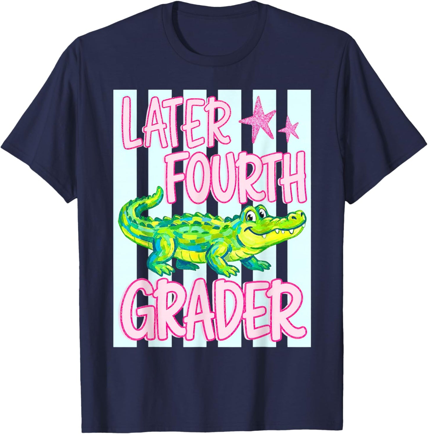 Later Fourth Grader, Last Day of School, See You Later T-Shirt - T-Shirt | Navy