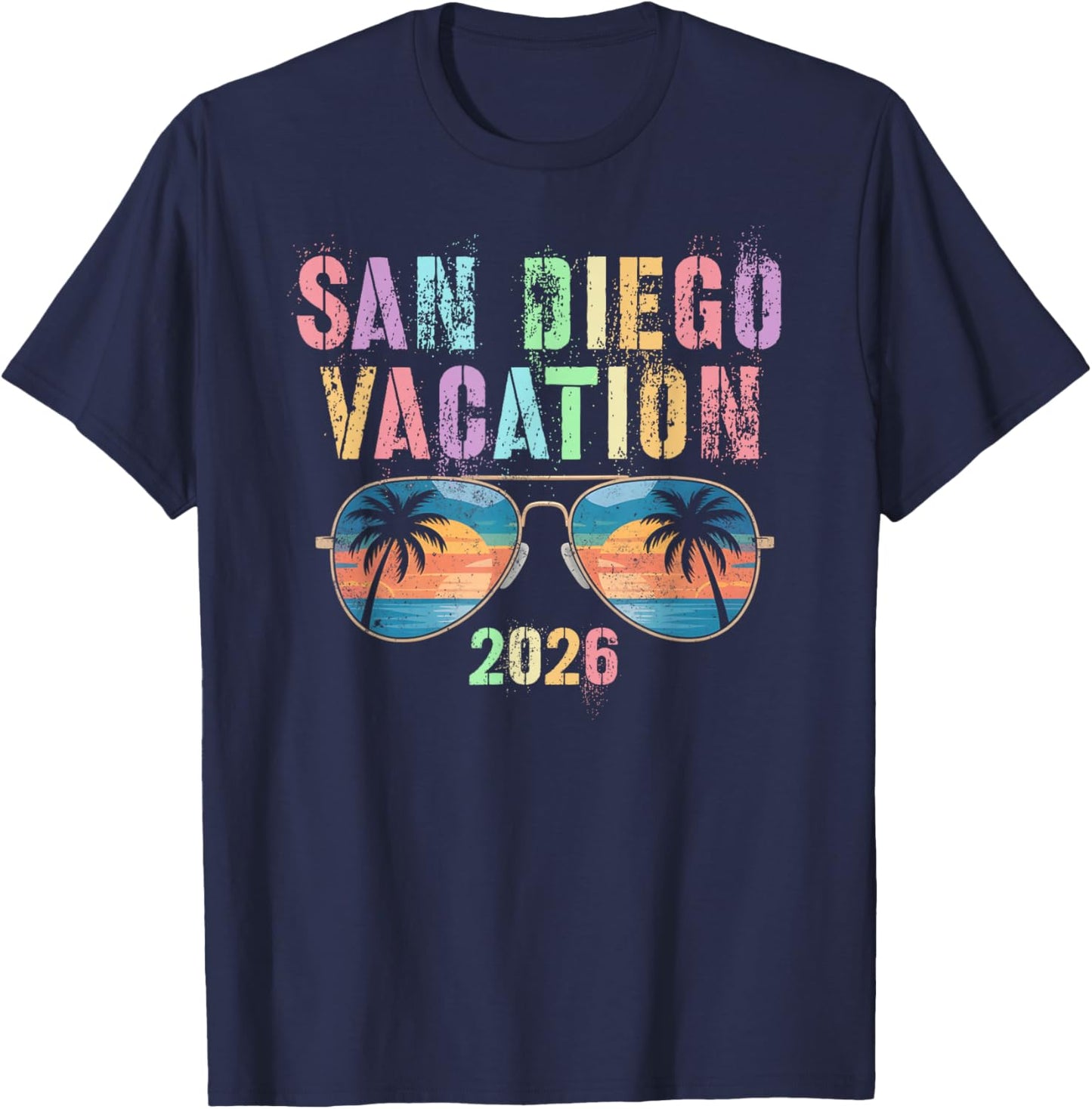 Kids SAN Diego Vacation 2026 Travel Best Ever Trip Matching T-Shirt - T-Shirt | Navy