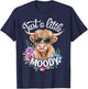 Cow Just A Little Moody T-Shirt - T-Shirt | Navy