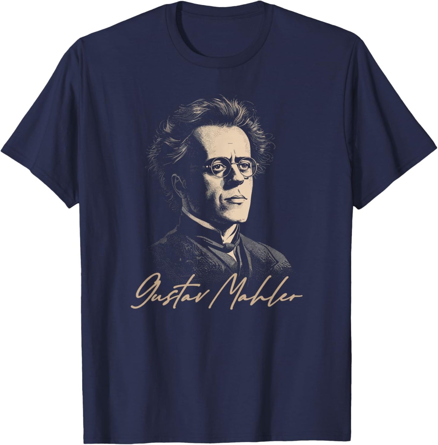 Gustav Mahler Musician Symphony Composer T-Shirt - T-Shirt | Navy