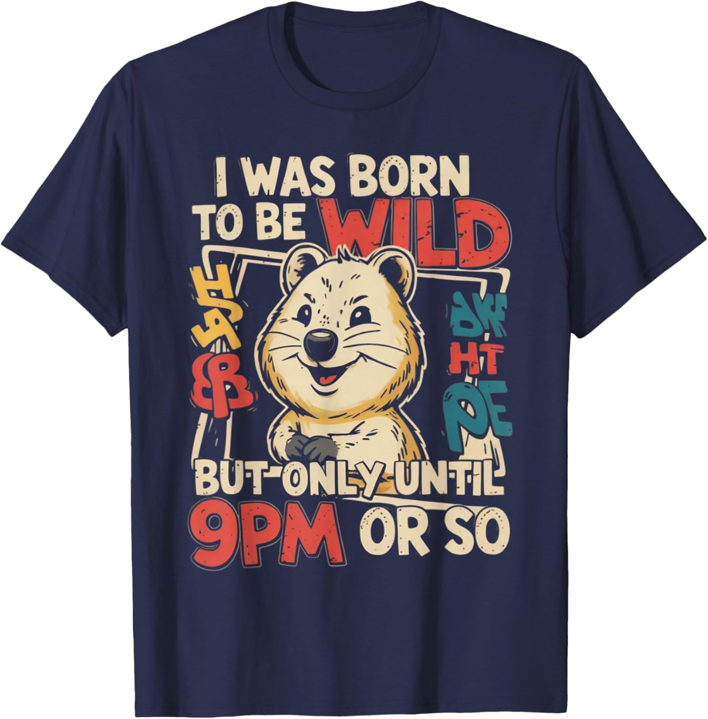 Quokkas Make Happy Australian Quokkas Happy Animal Quokka T-Shirt - T-Shirt | Navy