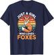 Girls Fox T-Shirt - T-Shirt | Navy