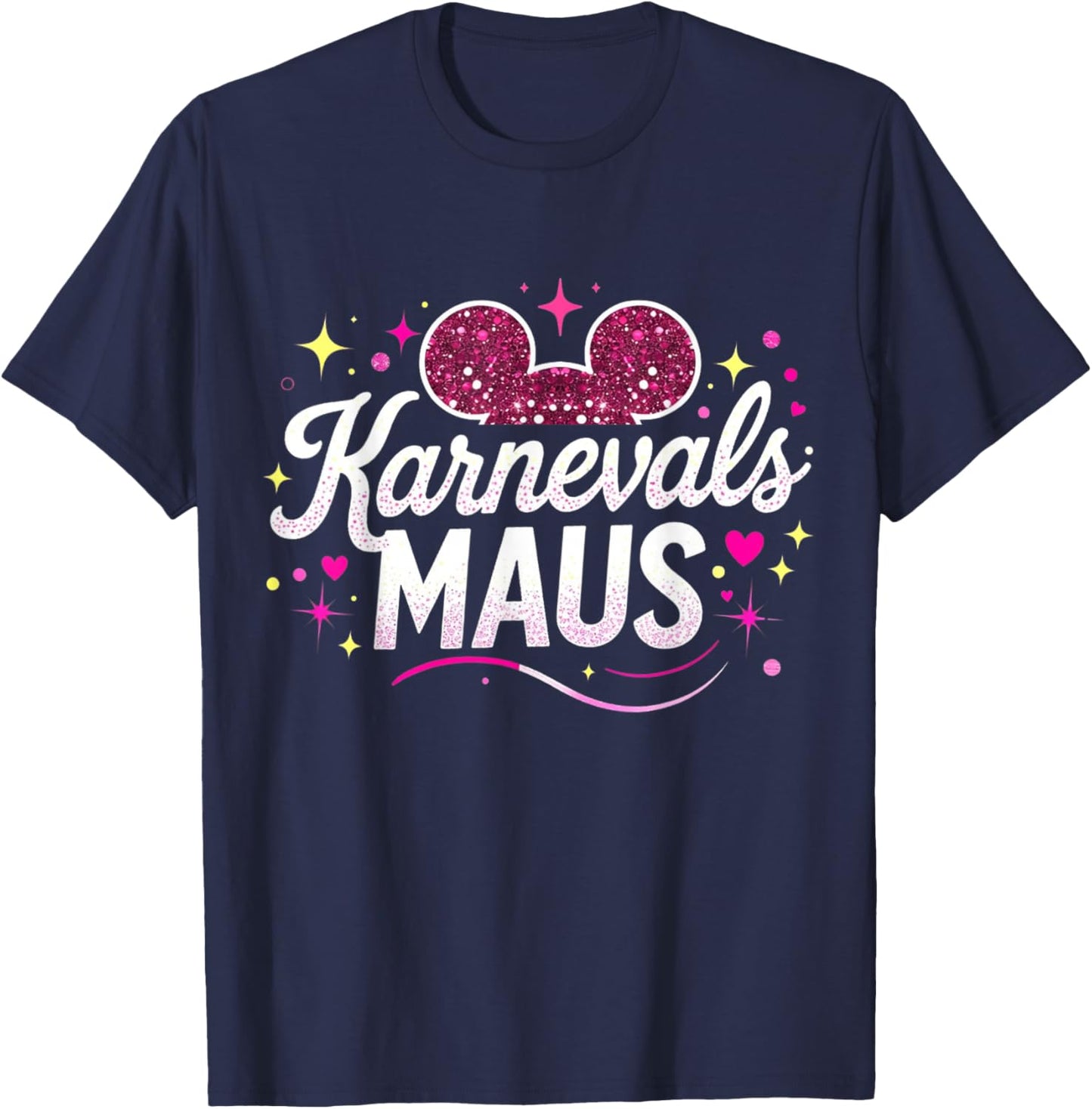 Carnival Mouse Cute Fancy Dress Motif and Children T-Shirt - T-Shirt | Navy