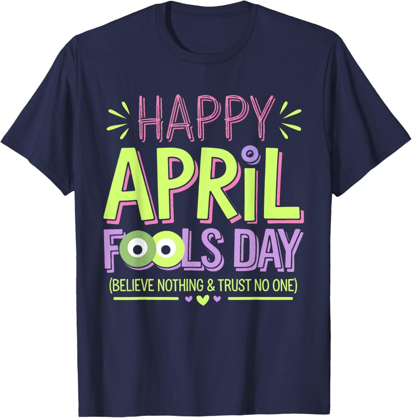 April Fools Day Pranks Shirt Kit 1st April Jokes kids Adults T-Shirt - T-Shirt | Navy