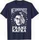 Franz Kafka Metamorphosis T-Shirt - T-Shirt | Navy