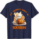 Bourbon My Favorite Spirit Is Bourbon Happy Halloween Boo T-Shirt - T-Shirt | Navy