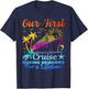 Our First Cruise Together Family Couples Matching Cruising T-Shirt - T-Shirt | Navy